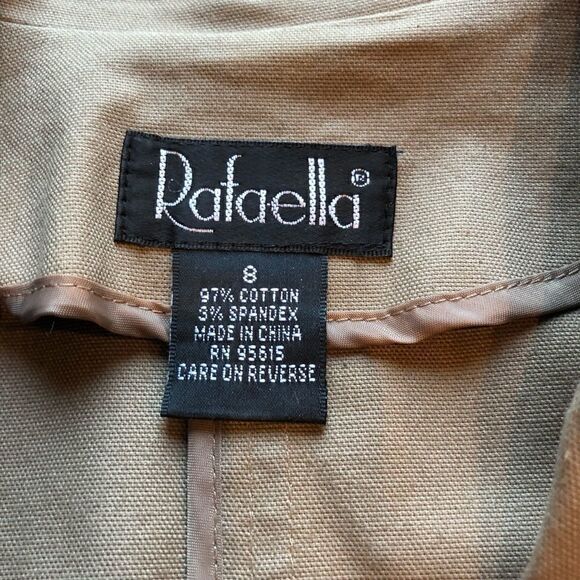 Rafaella Tan Jacket/Blazer Size 8 - Picture 3 of 8